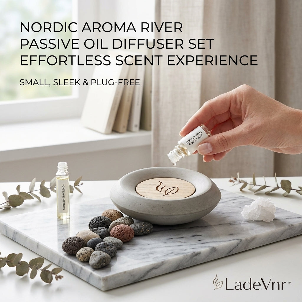 LadeVnr™ Nordic Aroma River Passive Oil Diffuser Set