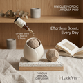 *LadeVnr™ Nordic Aroma Pod – Porous Mineral Stone Diffuser*
