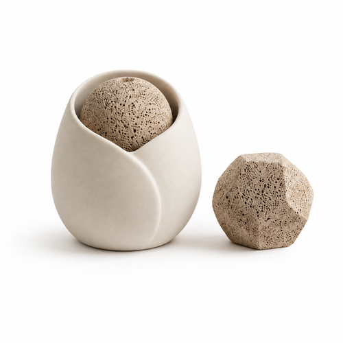 *LadeVnr™ Nordic Aroma Pod – Porous Mineral Stone Diffuser*