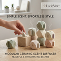 LadeVnr™ Modular Ceramic Scent Diffuser – Simple Scent, Effortless Style
