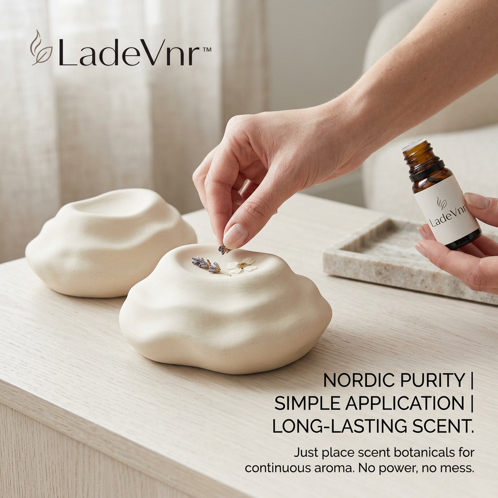 LadeVnr™ Nordic Botanical Aroma Diffuser Stone
