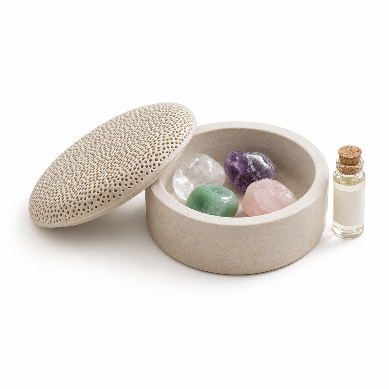 LadeVnr™ Aura Stones Natural Scent Diffuser Set