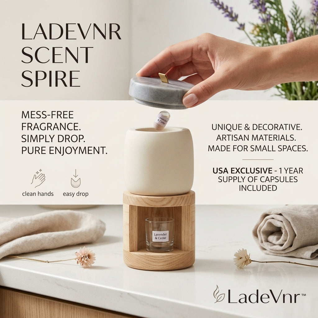 LadeVnr™ Scent Spire Mess-Free Fragrance Diffuser Set